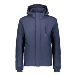 CMP Herren Jacke mit abnehmbaren Kapuze Black Blue