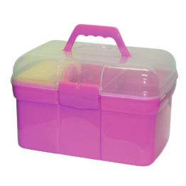 Pferde Putzbox für Kinder, befüllt, rosa