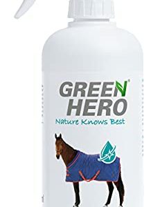 Green Hero Pferdedecken Imprägnierung 500ml, Imprägnierspray für Outdoordecken, Gegen Schmutz und Feuchtigkeit, Ohne Treibgas, Für feuchtigkeitsaufnehmende Textilien, Imprägnierspray Pferdedecken